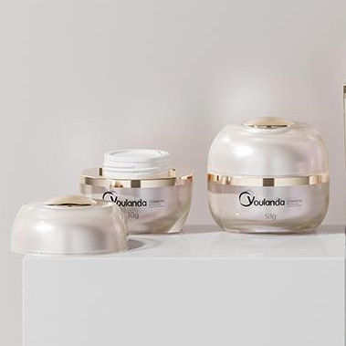 주문 맞춤형 아크릴 빈 크림 용기 30g 50g 마스크 이중 벽 크림 병 online manufacture