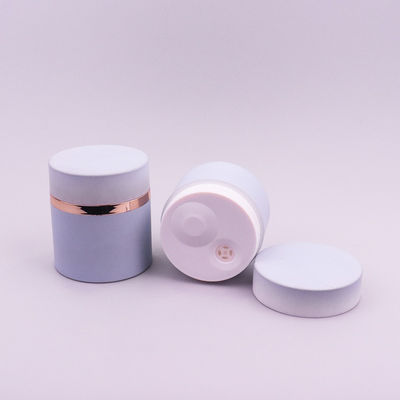 주문 고무 코팅이 있는 공기 없는 화장품 용기 30g 50g 스크루 캡 얼굴 크림 용기 online manufacture
