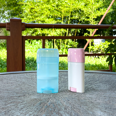 주문 50ml PP 디오더런트 스틱 컨테이너 반투명 및 향기 online manufacture