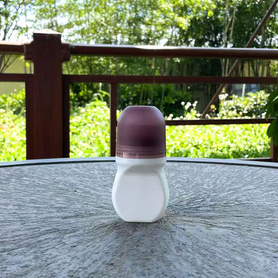 주문 Plastic 75ml Refillable Roll On Bottle Empty Essential Oil Perfume Container PP ball roller bottle online manufacture