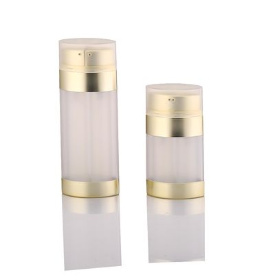 듀플 챔버 플라스틱 화장품 용기 ODM 60ml 진공 화장품 병