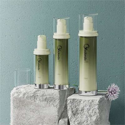 사용자 지정 로고 공기 없는 로션 펌프 병 피부 관리 제품 3pcs