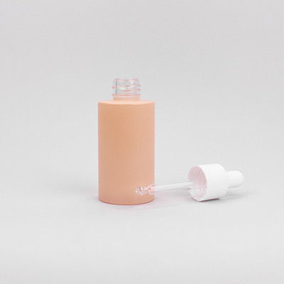 얼굴 세럼을 위한 흰색 고무 머리로 얼어붙은 60ml PETG 방울병
