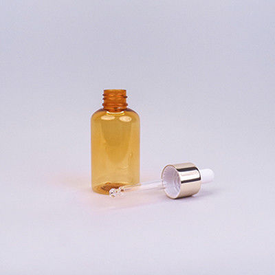 가벼운 60ml 앰버 PET 방울병 피부 관리 및 액체 포뮬레이션