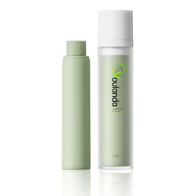 PET 15ml 30ml 50ml 재충전 가능한 공기 없는 펌프 병 재활용 가능한 피부 관리 포장