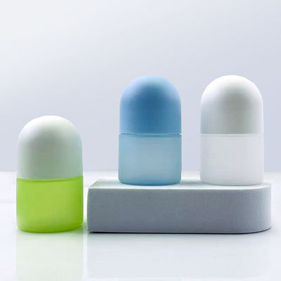 환경 친화적 인 PP 20ml 미니 롤 온 향수 병 화장품 포장용 플라스틱 볼 롤러 병