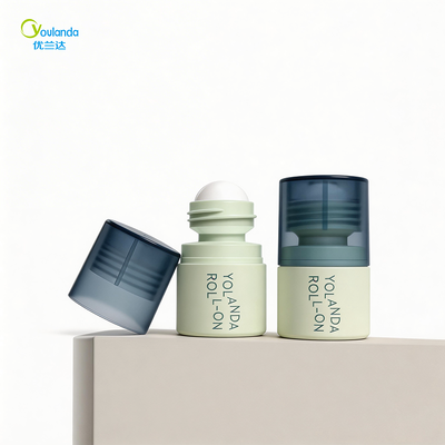 신제품 20ml PP 원통형 롤온 용기 - 액체 크림 세럼 향수 바디로션용 리필 가능한 롤러볼 - 화장품 용기 포장 스크린